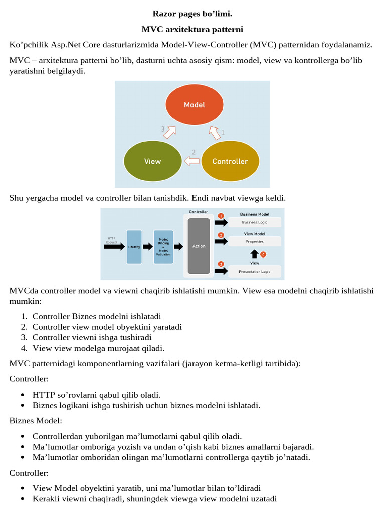 6.1. Razor Views | PDF