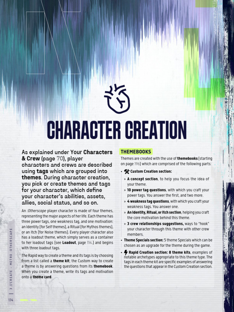 Character Creation in Otherscape | PDF