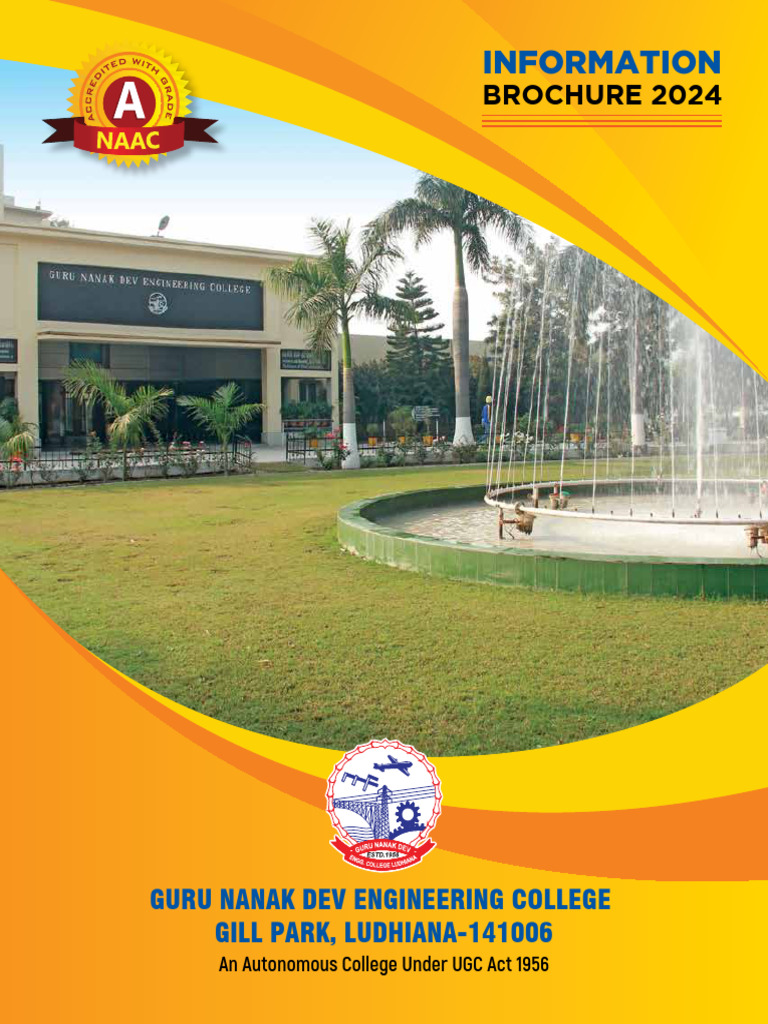 GNDEC Information Brochure 2024 | PDF | Libraries | Engineering