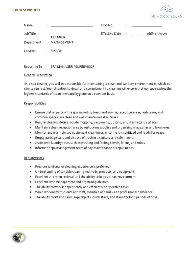 Cleaner | PDF