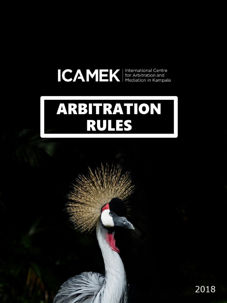 Icamek Arbitration Rules 2018 | PDF | Arbitral Tribunal | Arbitration