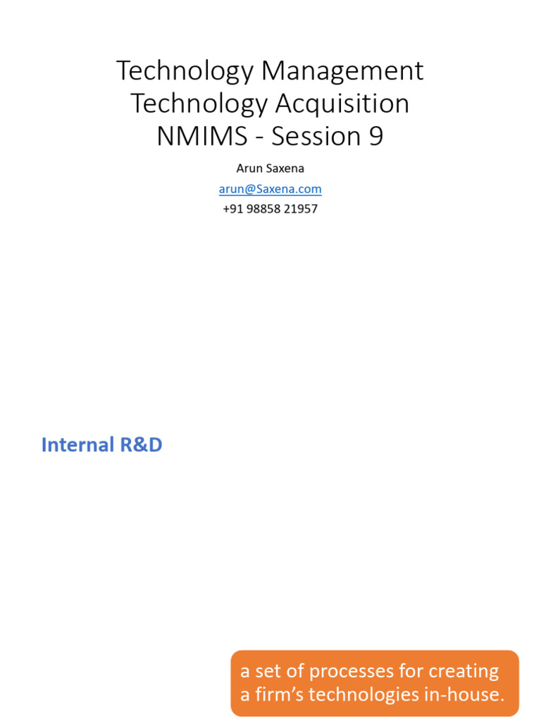 Technology Portfolio Management Strategies | PDF | Net Present Value ...
