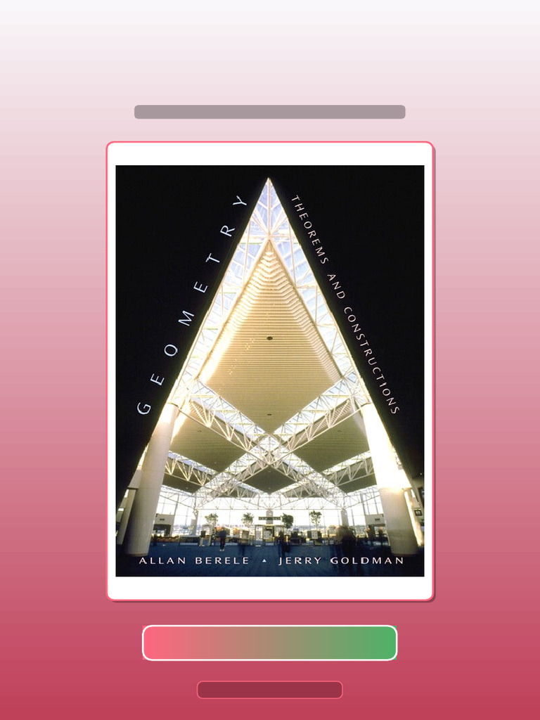 Geometry Theorems and Constructions Allan Berele Jerry Goldman eBook ...
