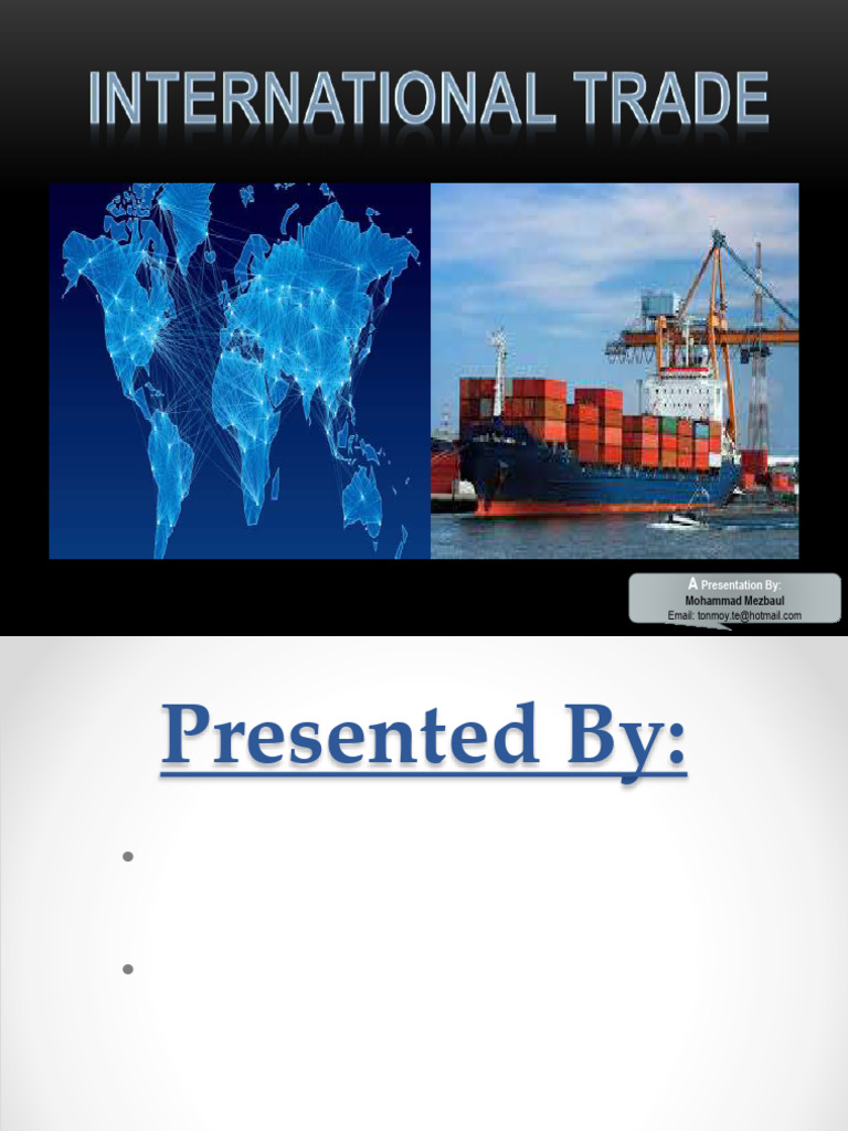 Domestic vs. International Trade Explained | PDF