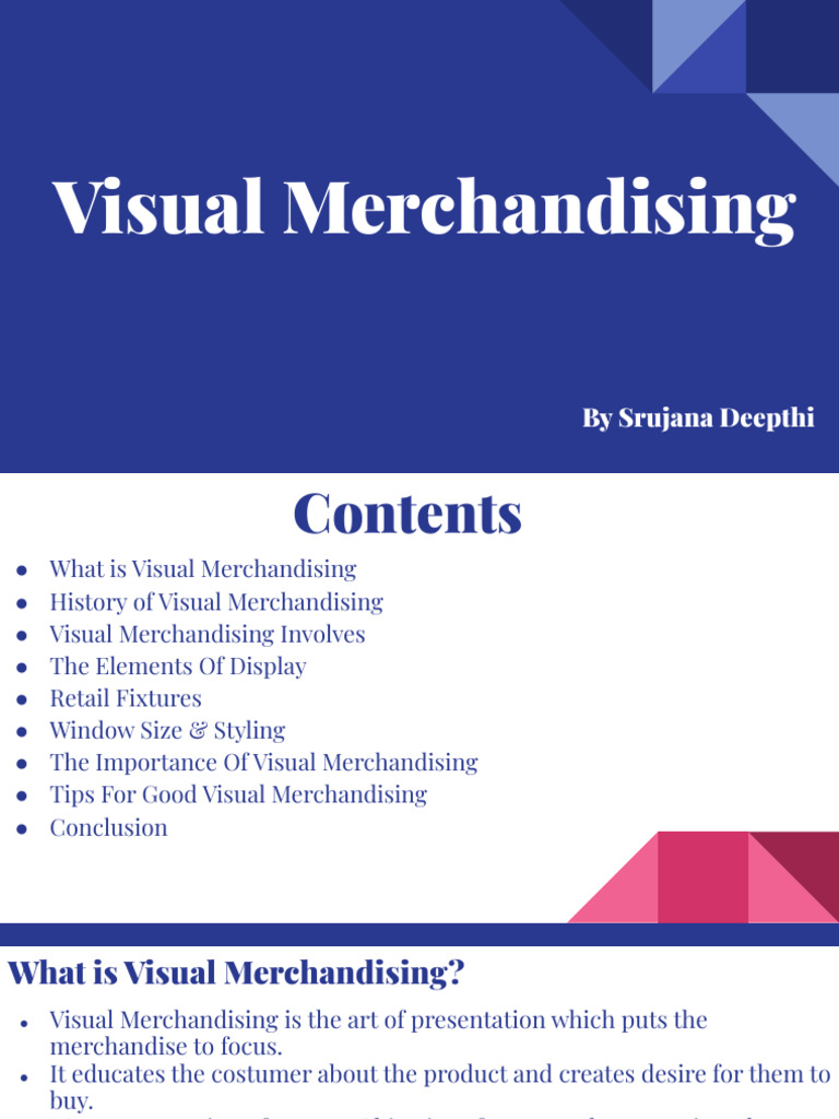 Elements of Effective Visual Merchandising | PDF | Brand Management ...