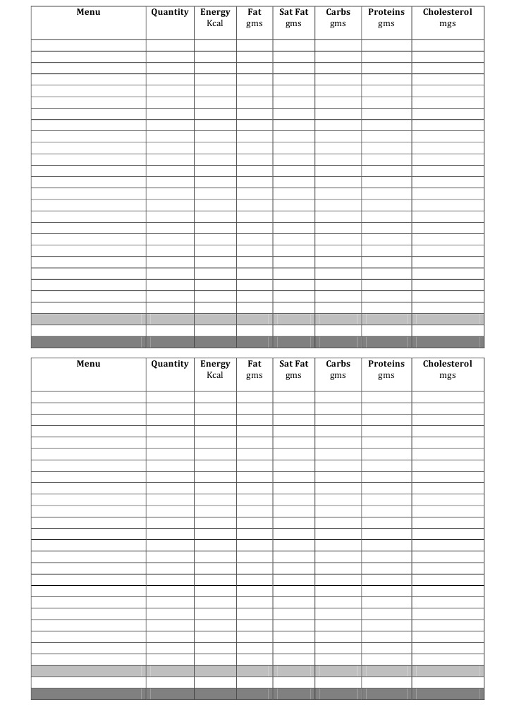 Nutritional Information Menu Guide | PDF