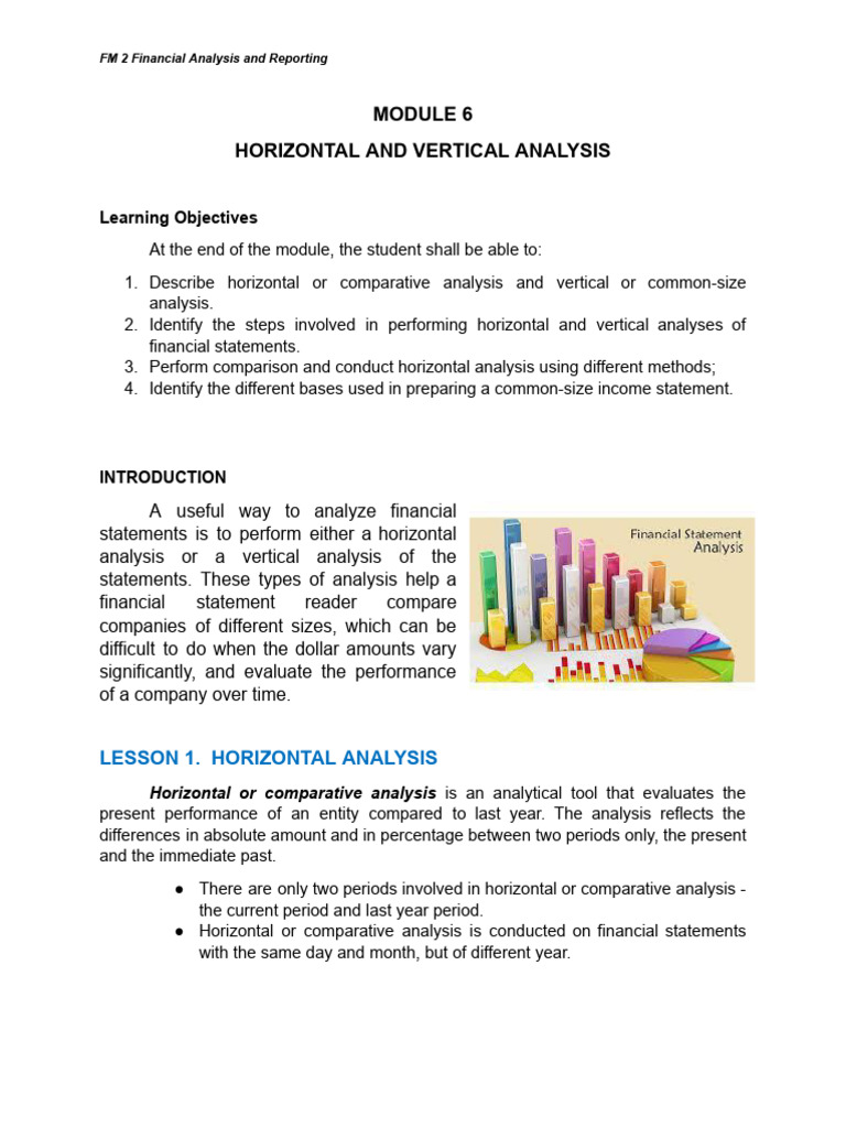 Ba 2 Horizontal and Vertical Analysis | PDF | Balance Sheet | Financial ...