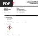 Kay-5 Sanitizer/Cleaner Safety Data Sheet | PDF | Toxicity | Dangerous ...