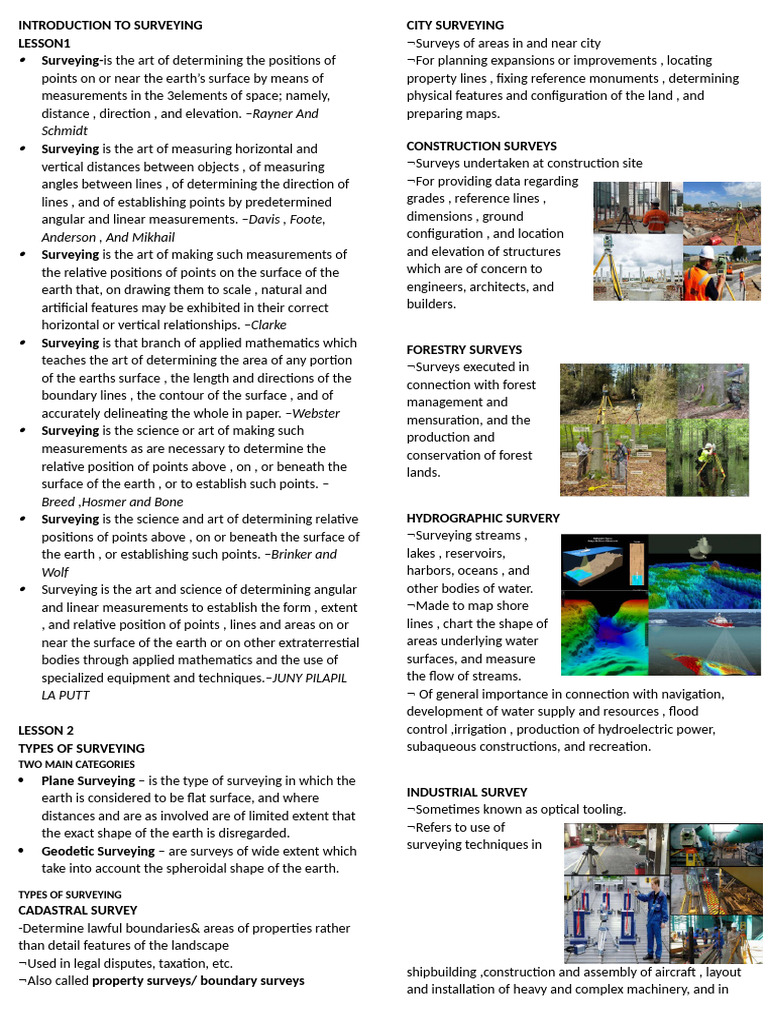 Introduction to Surveying Basics | PDF | Surveying