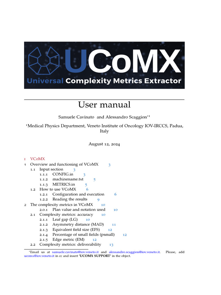 VCoMX and TCoMX User Manual | PDF | Computer File | Command Line Interface