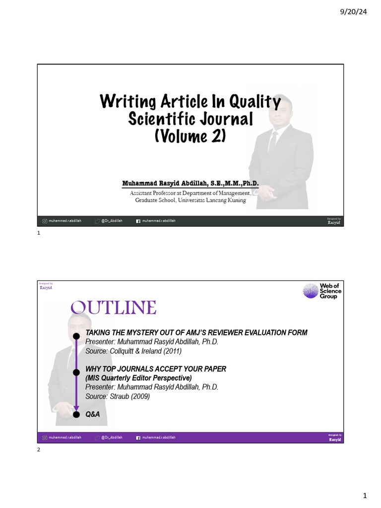 Key Factors for Article Acceptance | PDF | Academic Discipline ...