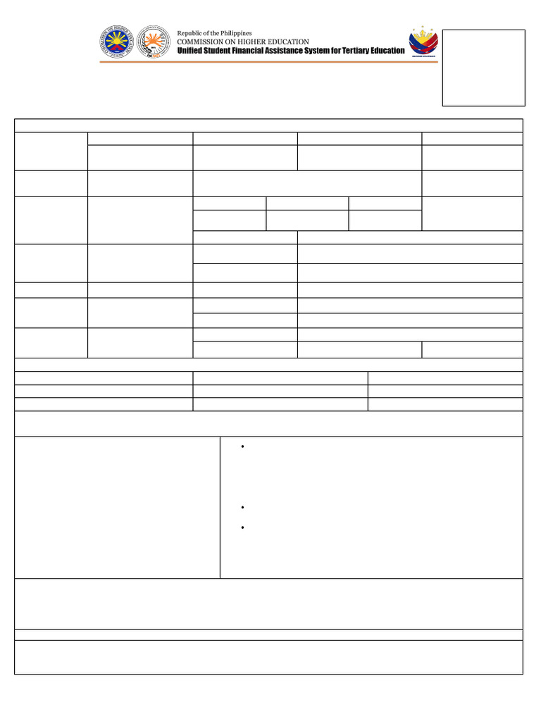 UniFAST TDP Application Form 2024 | PDF | Justice | Crime & Violence