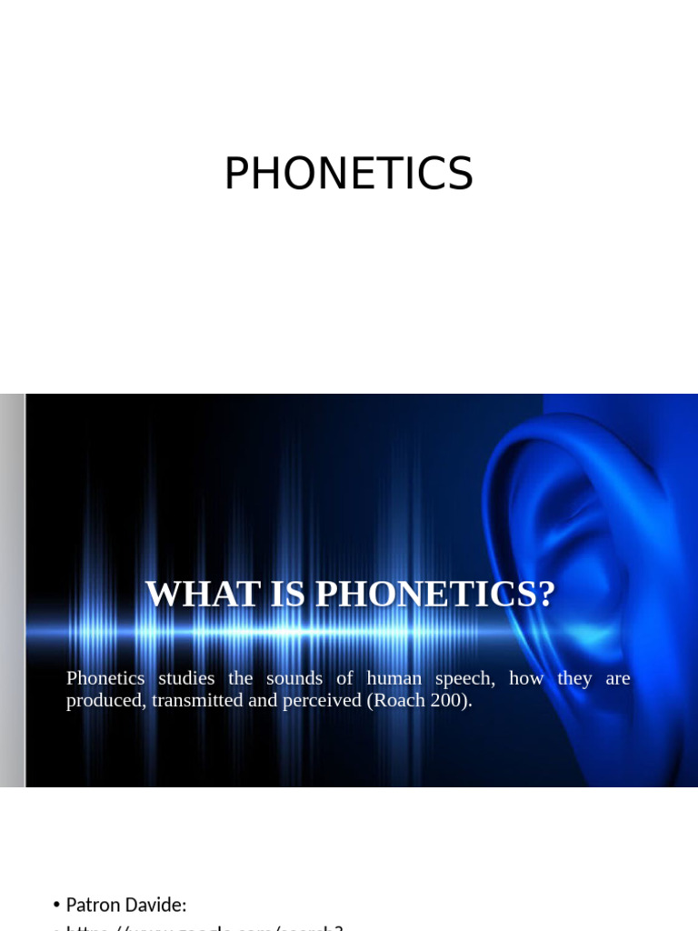 Understanding Phonetics and Sounds | PDF | Phonetics | Consonant