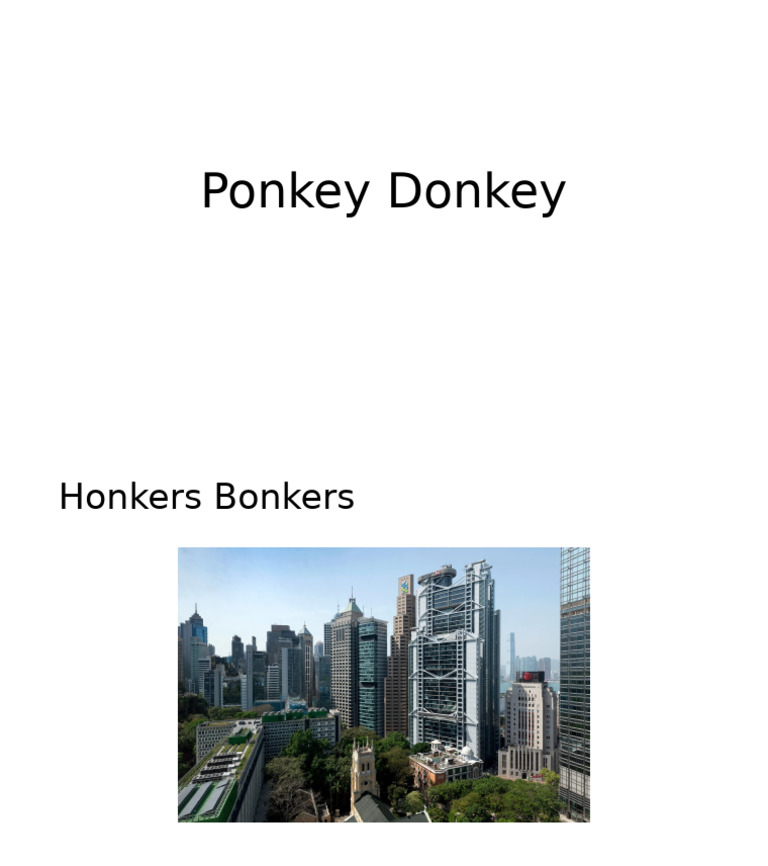 Ponkey Donkey | PDF