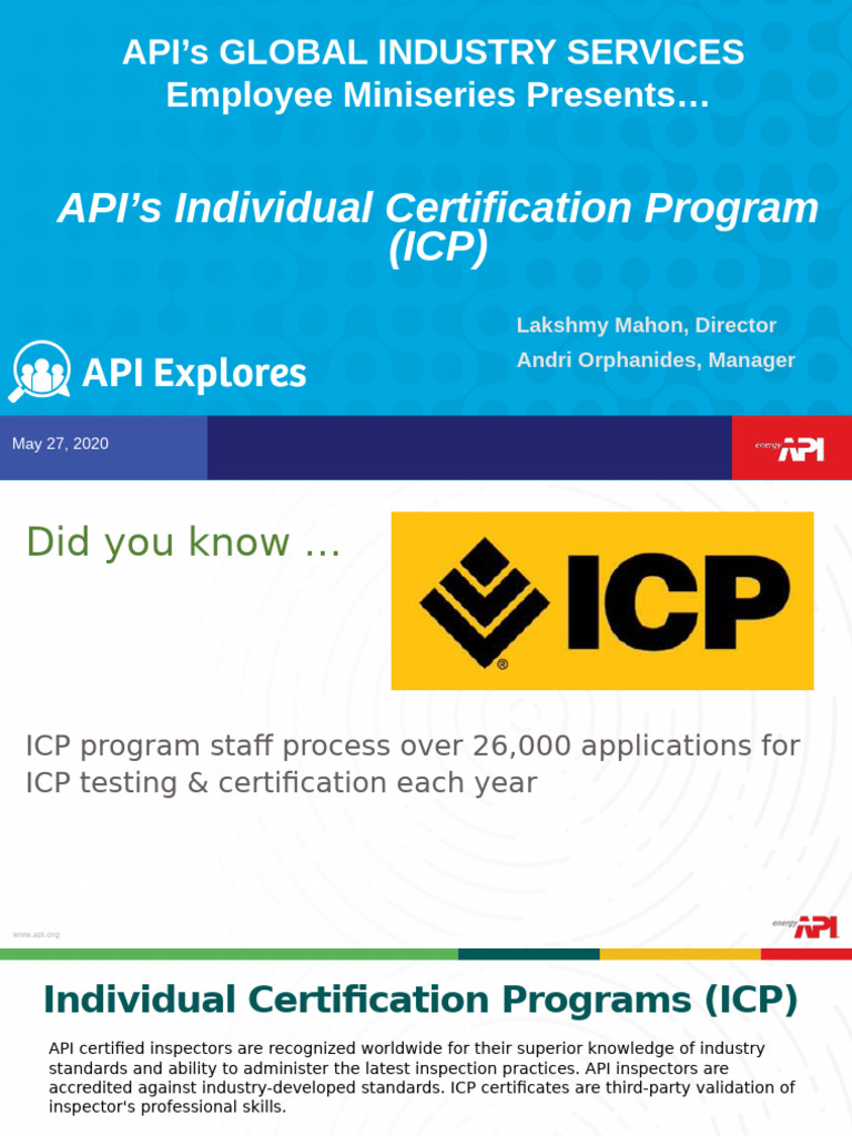 Api'S Global Industry Services Employee Miniseries Presents | PDF ...