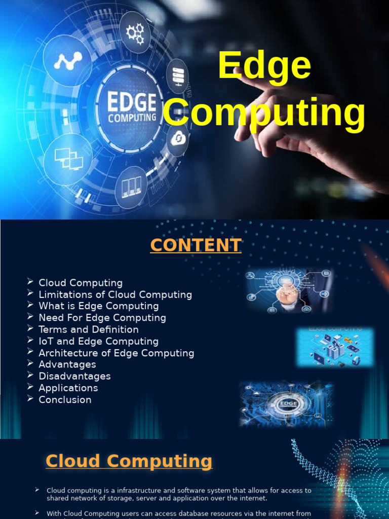 Understanding Edge Computing Benefits | PDF | Internet Of Things ...