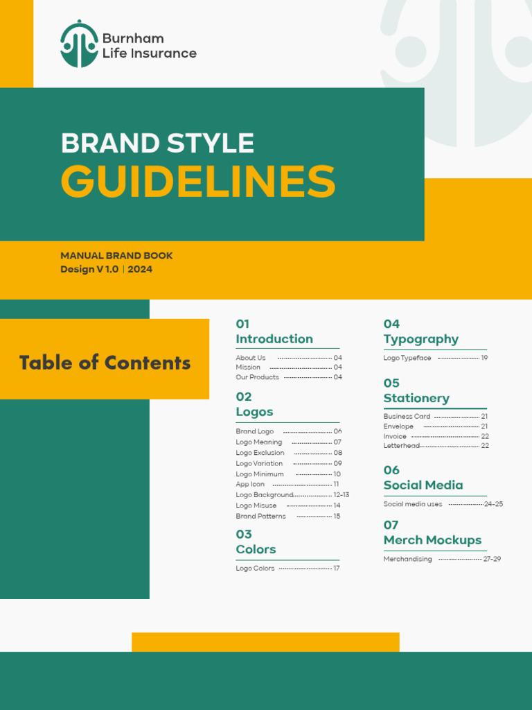 Burnham Life Insurance Brand Guidelines | PDF | Logos | Brand