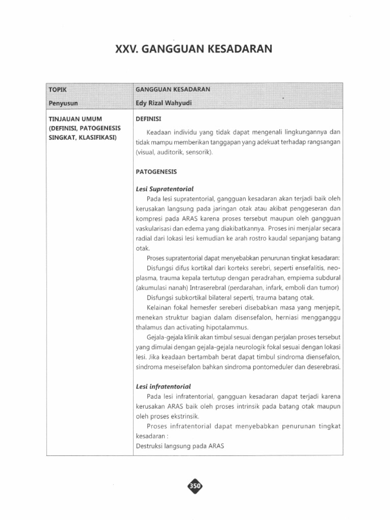 Gangguan Kesadaran Pdf