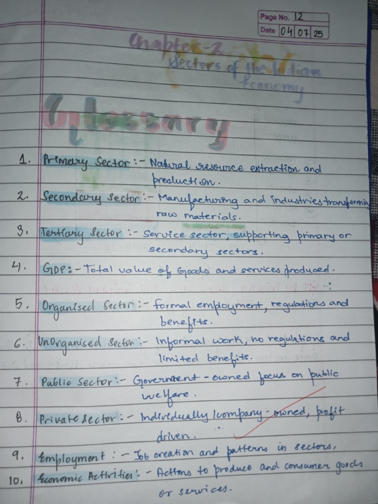 Chapter - 2 Sectors of Indian Economy | PDF