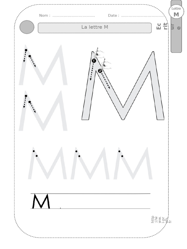 Exercices M Script Maj | PDF