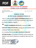 NYSC Final Clearance Letter Sample | PDF