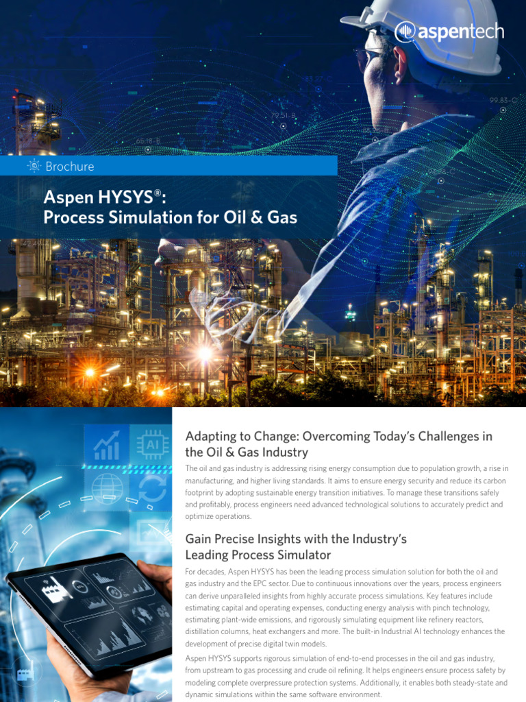 Aspen HYSYS: Oil & Gas Process Simulation | PDF | Simulation | Oil Refinery