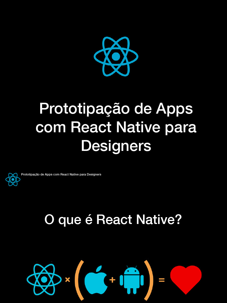 Prototipação de Apps com React Native | PDF