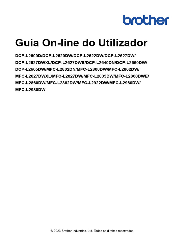 Guia do Usuário para Impressoras Brother | PDF | Windows 10 | Wi-Fi