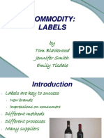 Label Presentation - No Pictures