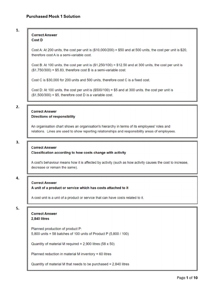 Mock 1 Solution Overview Document | PDF