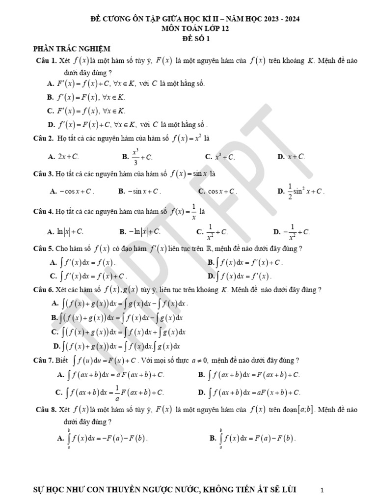 12 Toán | PDF