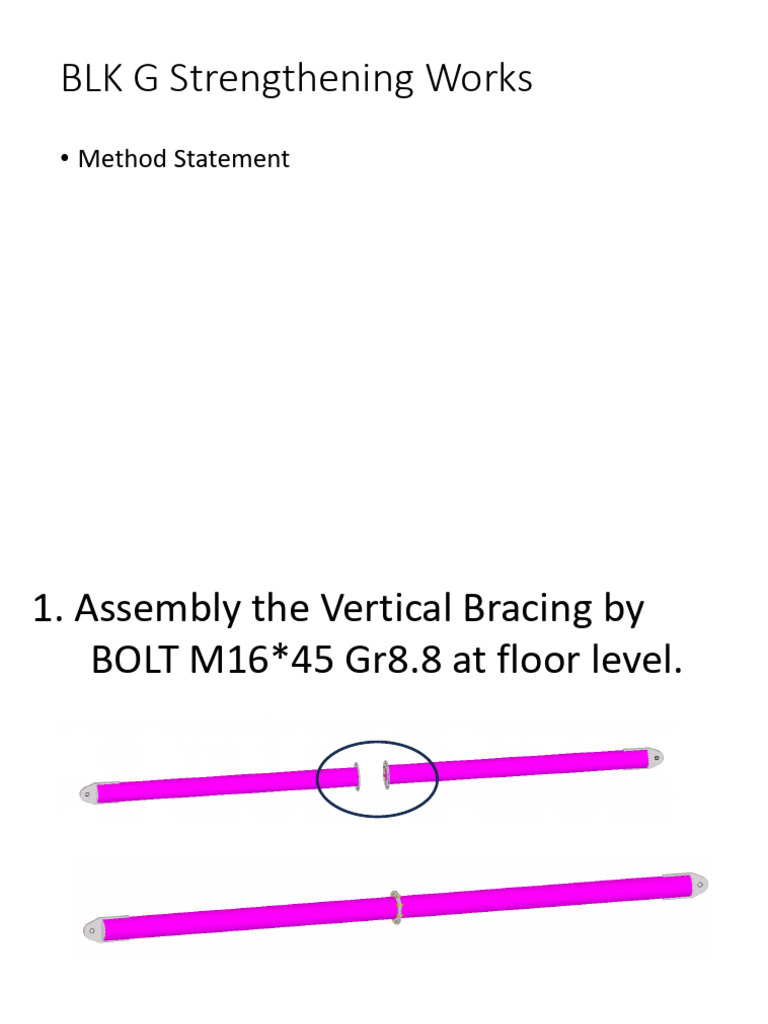 BLK G Strengthening Method Statement | PDF