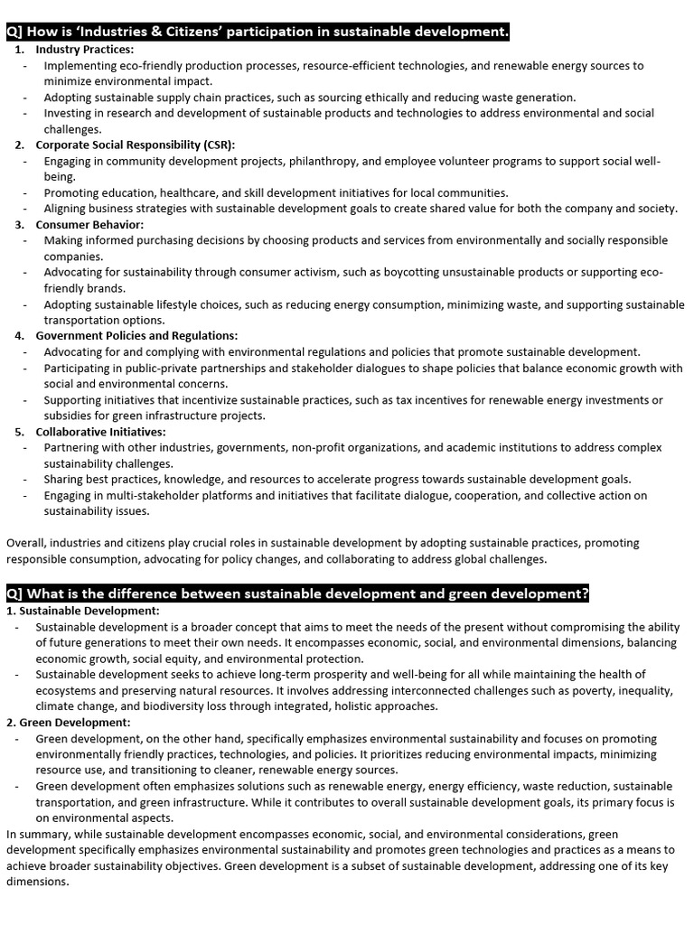 6 Corporate Social Resposibility & Sustainability | PDF ...