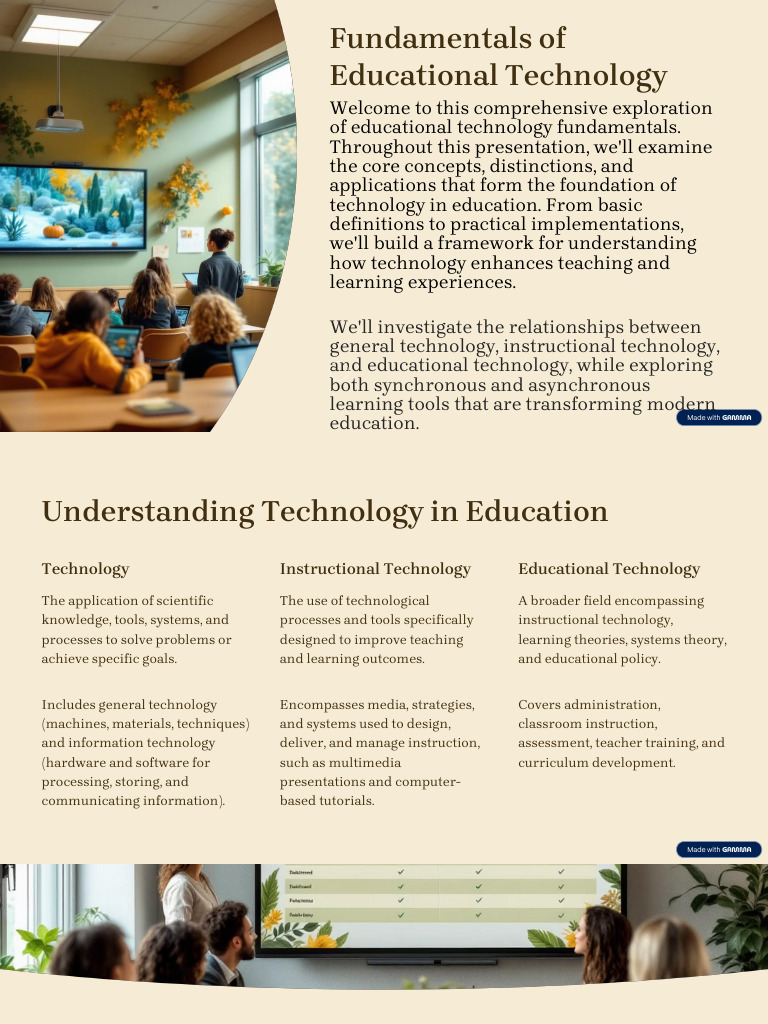 Foundations of Educational Technology | PDF | Educational Technology ...