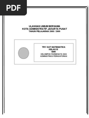 Try Out Smk Pariwisata