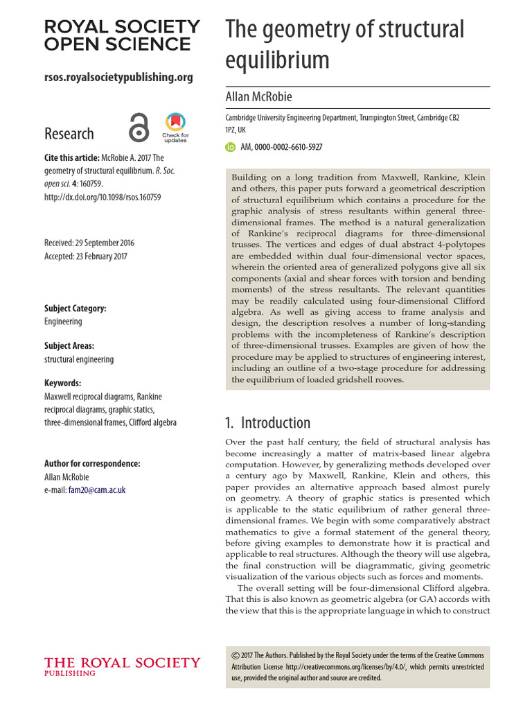 Geometry of Structural Equilibrium | PDF | Algebra | Mathematical Concepts