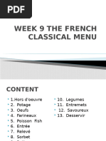 17-Course French Classical Menu Guide | PDF | Hors D'oeuvre | Pasta
