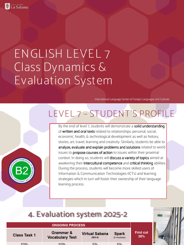 Level 7 English Class Dynamics & Evaluation | PDF | Learning | Teachers