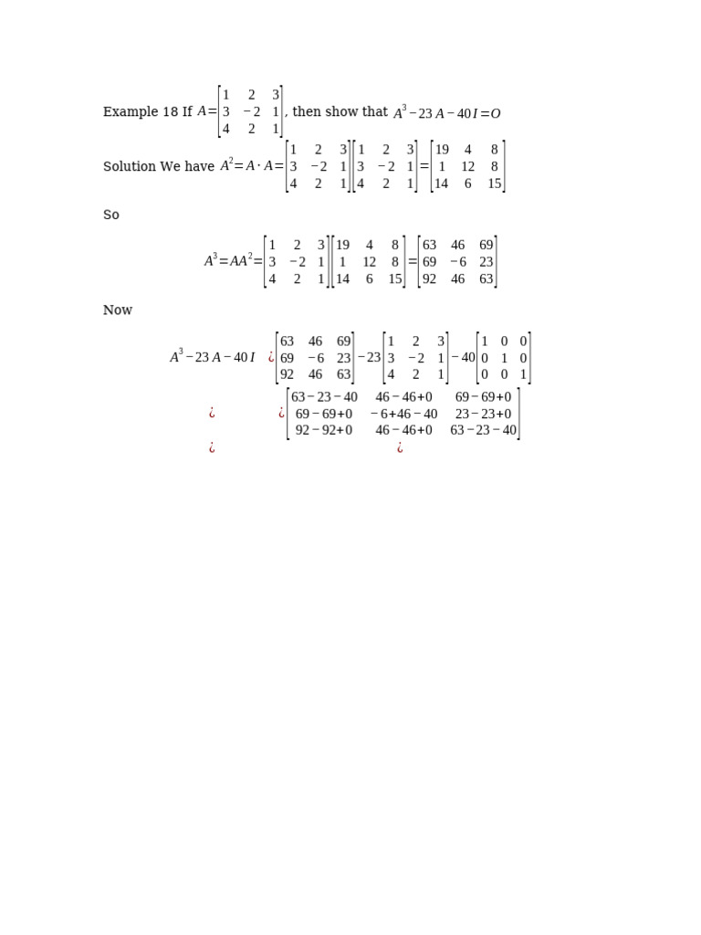 Matrix Equation Solution for A | PDF