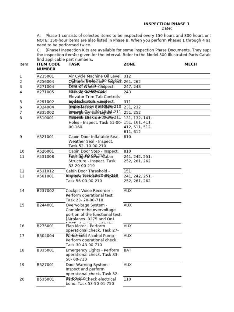 Inspection Phase Overview and Tasks | PDF | Anti Lock Braking System ...