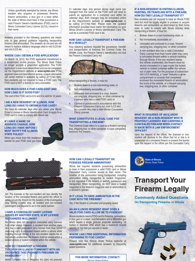 1-154 - Transporting Your Firearm | PDF | Concealed Carry In The United ...