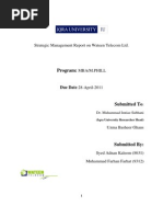 Download Strategic Management Report on Wateen Telecom Ltd by farhanfarhat SN89781068 doc pdf
