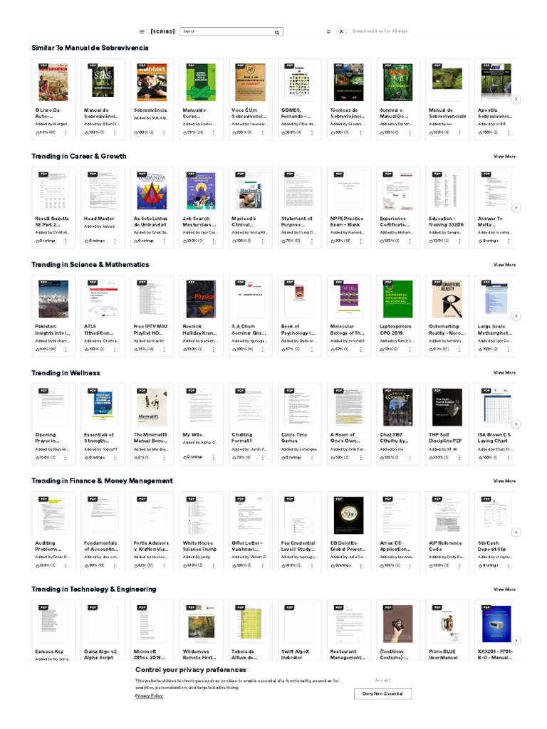 Scribd - Home To The World's Documents | PDF | Scribd | Computing