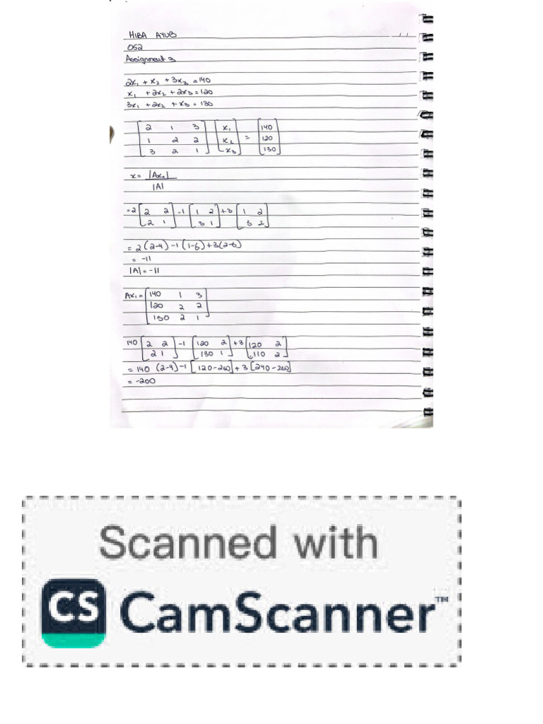 Maths Assignment 3 | PDF