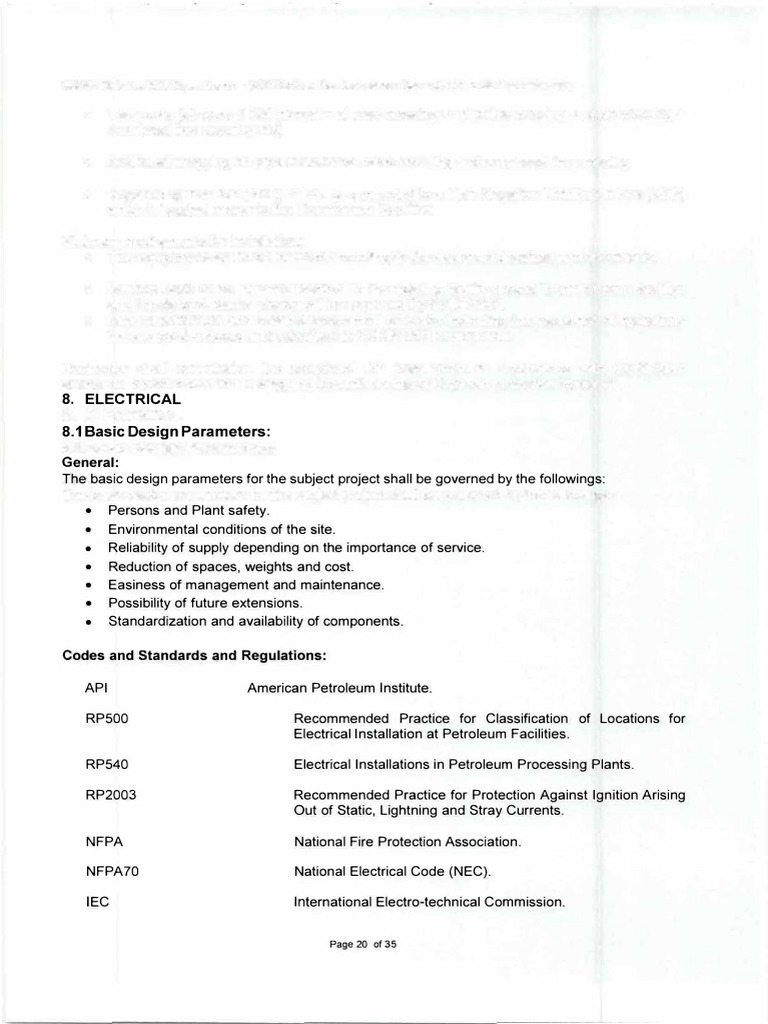 Electrical Design and Installation Guidelines | PDF | Electrical ...