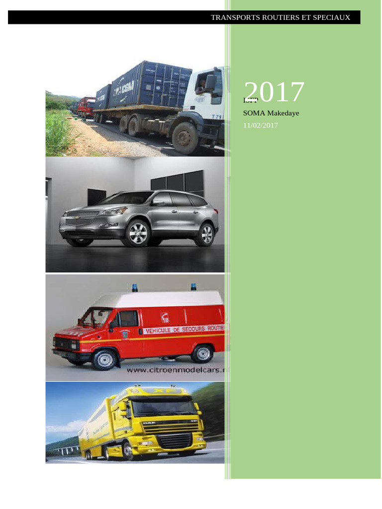 Généralités sur le transport routier | PDF | Transport | Monopole
