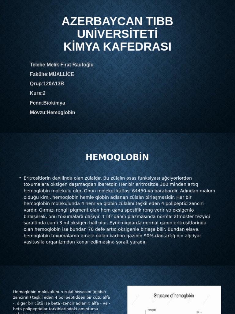 Azərbaycan Tibb Uni̇versi̇teti̇ | PDF