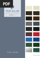 PAC-CLAD® Color Chart Overview | PDF | Chemistry | Building Engineering