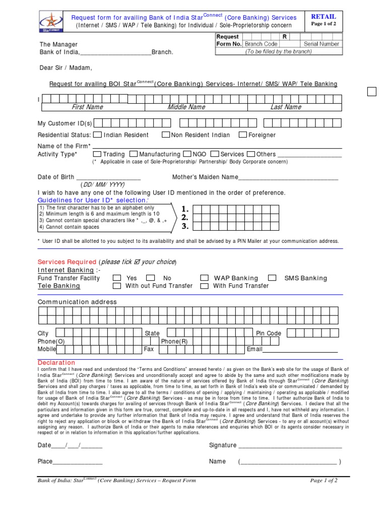 Bank of India | PDF | Business | Finance & Money Management
