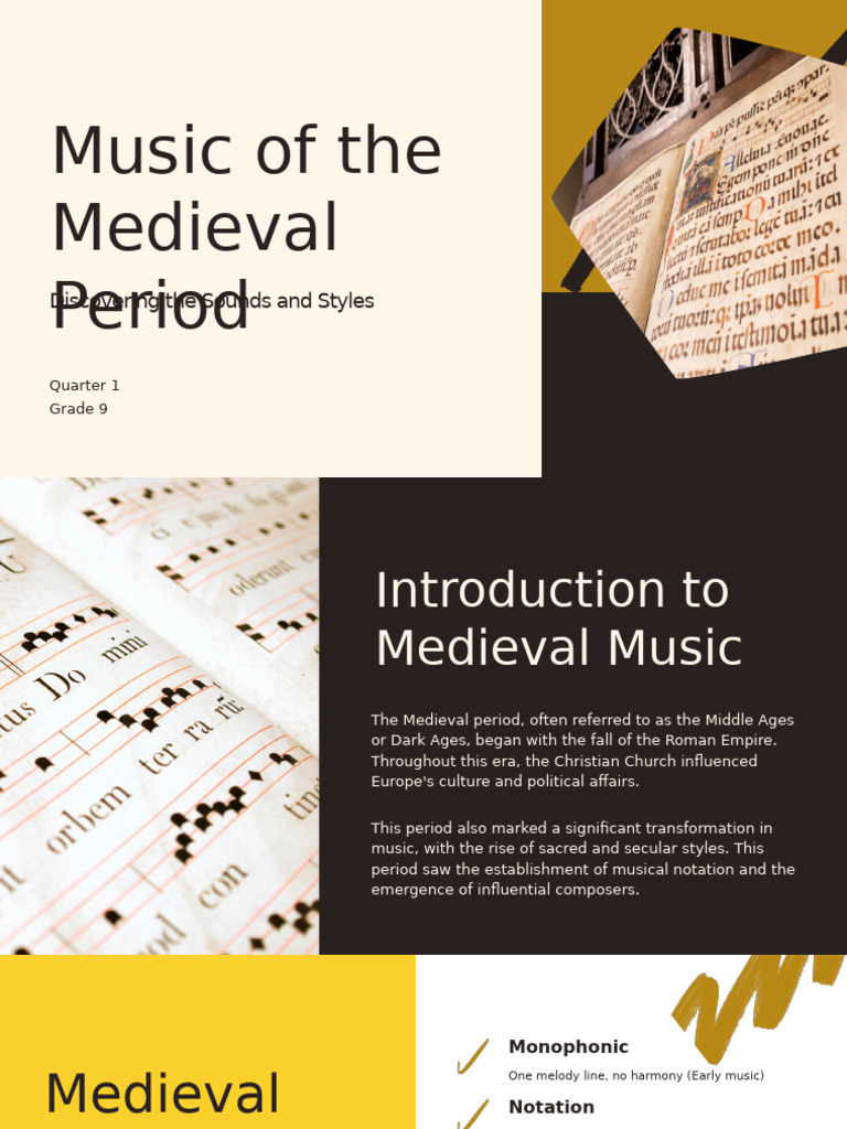 Medieval Music: Styles and Influences | PDF | Musicology | Performing Arts
